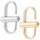 thumbnail image 3 of 4 piezas de hebillas ajustables de metal con eslabones de cadena pequeños clips para bolsa de correa de cadena, 3 of 5