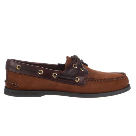 Sperry - Sperry Top-Sider Authentic Original Mens Buck Brown Boat Shoes ...