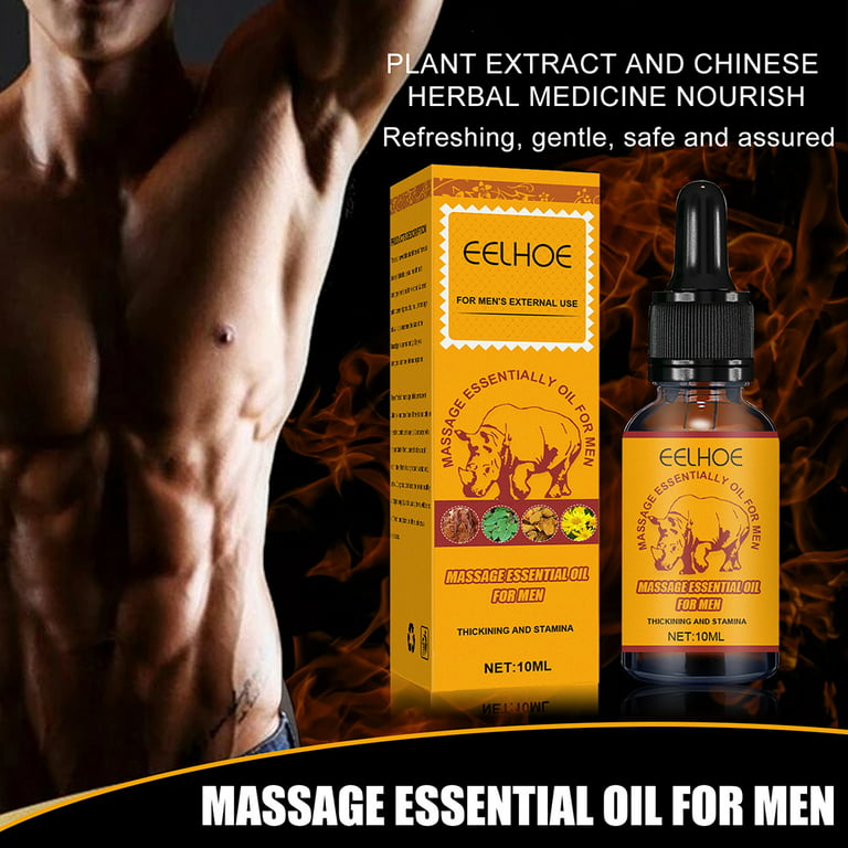 Men's Massage Oil Men's Energy Maintenance Care Oil for Body Enhance  Endurance 