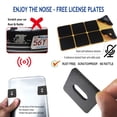 thumbnail image 5 of Anti Theft License Plate Screws- Stainless Steel Bolt Fasteners Kits for Car Tag Frame Holder, Tamper Resistant Mounting Hardware,1/4"(M6) Security Screw Set,Rust Proof, Black Screw Caps, 5 of 13