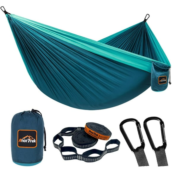 Hamaca para Camping AnorTrek Súper Ligera y Portátil de Nylon