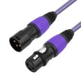 thumbnail image 3 of Cable Extensión para Micrófono Altavoz XLR Chapado en Oro 3 Pines, 3 of 9
