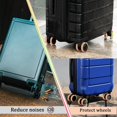 thumbnail image 4 of 8 Pcs Housses de Roues de Valise, Housse de Protection de Roues de Valise en Silicone Portable et Silencieuse pour la Plupart des Valises, 4 of 5
