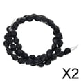 thumbnail image 1 of Juego de cuentas negras 3D para hacer joyas DIY 2 piezas Soledad, 1 of 10