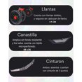 thumbnail image 4 of Carriola Doble Para Bebé Confety World Twiny Jst800 Gemelar Negro, 4 of 8