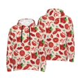 thumbnail image 6 of Bingfone Tomatoes Men's Drawstring Hoodie Long Sleeve Pocket Sweatshirts-3X-Large, 6 of 6