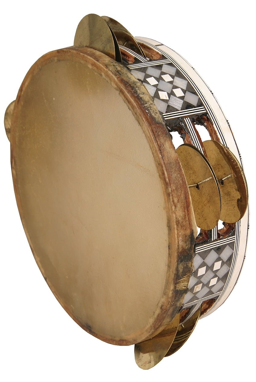MidEast Egyptian Tambourine 8.5"