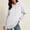 White, variant on Ynynloco Women's Long Sleeve Hoodies Tops Hooded Sweatshirts Pullover Oversized Casual Shirts with Pocket
