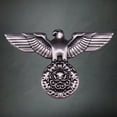 thumbnail image 2 of WW1 WW2 German Eagle Cthulhu Badge Lapel Pin Military Army Brooch, 2 of 5
