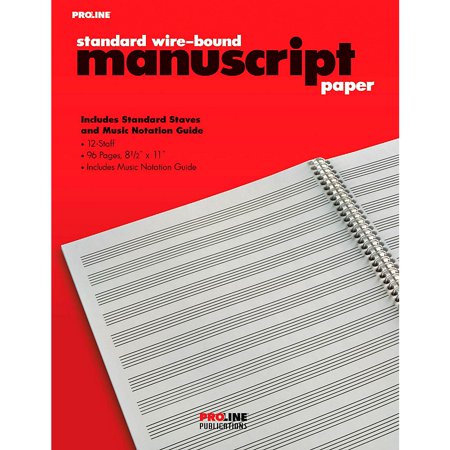 - Proline Proline Standard Wire-Bound Manuscript Paper Pad