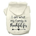 thumbnail image 5 of Thanksgiving Pet, Dog and Cat Hoodie Screen Printed, "I Am What My Family Is Thankful For", 5 of 10