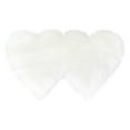 thumbnail image 3 of 1 Double Heart Rug Wool Imitation Sheepskin Rugs Faux Non Slip Bedroom Shaggy Carpet Mats Carpet, 3 of 3
