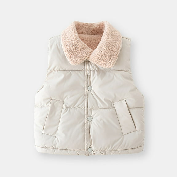 Kids Puffer Vest Girls Vest Lightweight Cute Jackets Sleeveless Winter Clothes for Little Boys 5-6 Years