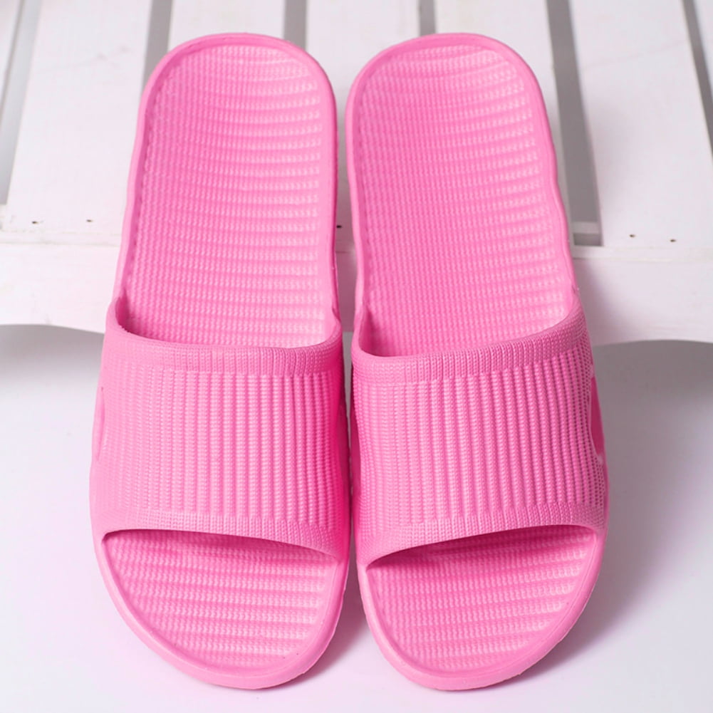 Corriee Womens Mens Household Slippers Flat Sandals Unisex Non-Slip Bathroom Shoes 