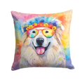 thumbnail image 1 of Great Pyrenees Hippie Dawg Throw Pillow, 1 of 6