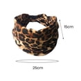 thumbnail image 6 of sunsanly Bohemia Style Yoga Headband Floral Pattern Knot Design Wide Hairband Sweat Absorbing Fitness Sport Headband Head Wrap, 6 of 8