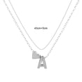 thumbnail image 5 of Kripyery Couple Necklace Letter Shape Unisex Alloy Stainless Men Pendant for Gift, 5 of 8