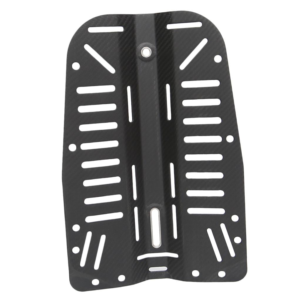 Deluxe Carbon Fiber Diving Backplate 3.4mm Thick Back Plate For Scuba