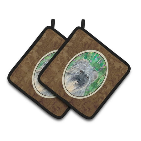 

Carolines Treasures SS1042PTHD Berger des Pyrenese Pair of Pot Holders 7.5HX7.5W multicolor