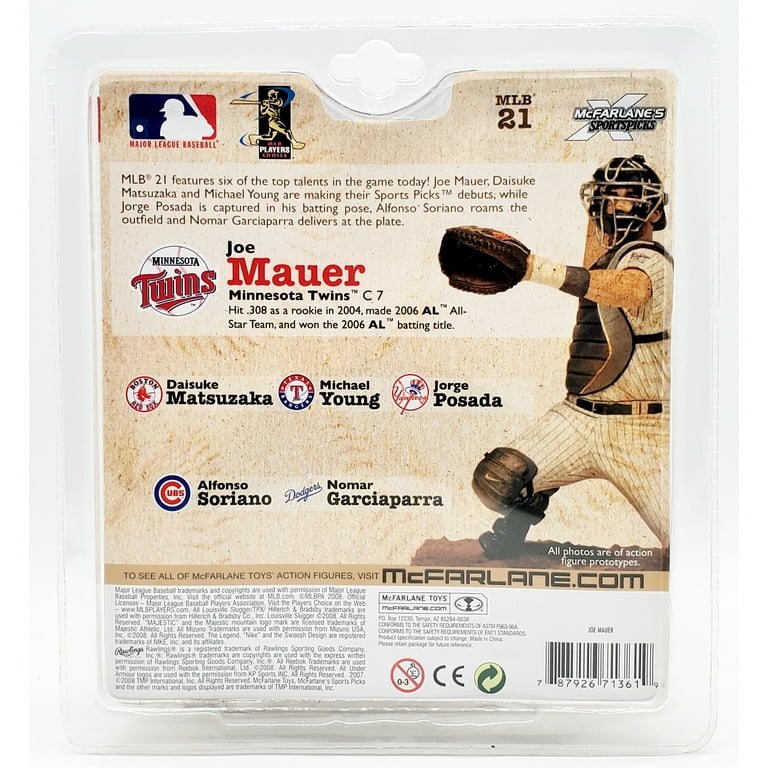 McFarlane MLB Sports Picks Series 21 Joe Mauer Action Figure