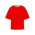 thumbnail image 2 of FDDMis Flower Top Girls Graphic Tees 10-12 Dance Tops Shirts for Girls Clothes for 5 Year Old Girls Teen Clothes Teen Girls, Red 11-12 Years, 2 of 8