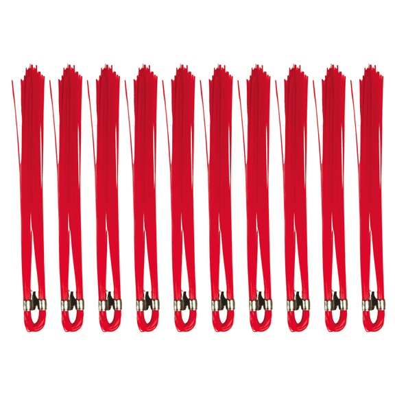 Presco Marking Whiskers: 1/2 in. x 6 in. (Red) [10-pack]