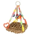 thumbnail image 3 of Bird Climbing Net Colourful Swing Hammock Chewing Hanging Mat for Decoration Playing S, 3 of 9