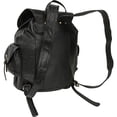 thumbnail image 3 of Urban Buckle-Flap Backpack (Dark Brown), 3 of 3