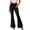 Black, variant on Rexolia Women's High Waisted Flare Jeans Bell Bottom Stretchy Denim Black L