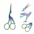 thumbnail image 3 of Unique Bargains 1 Pc Women Big Crane Scissors Facial Hair Scissors For Beauty Parlor Stainless Steel Assorted Color, 3 of 4