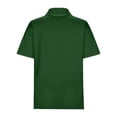 thumbnail image 5 of Puliio Women's Polo Shirts Casual Style Lapel Solid Color Button Up Short Sleeve Blouse Pullover Spring Summer And Fall Everyday Wear Comfortable And Relaxed Fit Tee Tops, 5 of 5