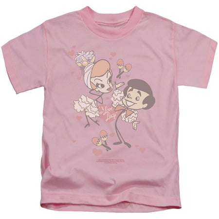 I Love Lucy Boys' Rumba Dance Childrens T-shirt Pink