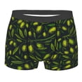 thumbnail image 5 of Uemuo Green Branch Olive Pattern Men's Boxer Briefs,Trunk Anti-Chafing,Comfortable, Durable, and Stylish Underwear-X-Large, 5 of 9
