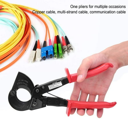 

ZHXJYKJ Effortless Operation Durable High-Quality Long-lasting Insulated Ratchet Cable Cutter - Precise Cutting Capacity up to 240mm² - Superior Performance High Carbon Steel Construction