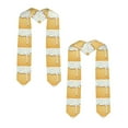 thumbnail image 2 of Haiem White Ice Cream Pattern Graduation Stole 2024 | Premium Satin Sash for Graduation Ceremony, 2 of 7