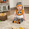 thumbnail image 2 of Pavilion Gift Company - Orange Raccoon -  Baby Bib, 2 of 5