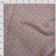 thumbnail image 3 of oneOone Polyester Lycra Fabric Leaves & Floral Check Printed Fabric 1 Yard 56 Inches Wide, 3 of 4