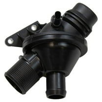 TRQ Engine Coolant Thermostat with Housing & Temp Sensor for BMW 2.0L Brand New ECA92782