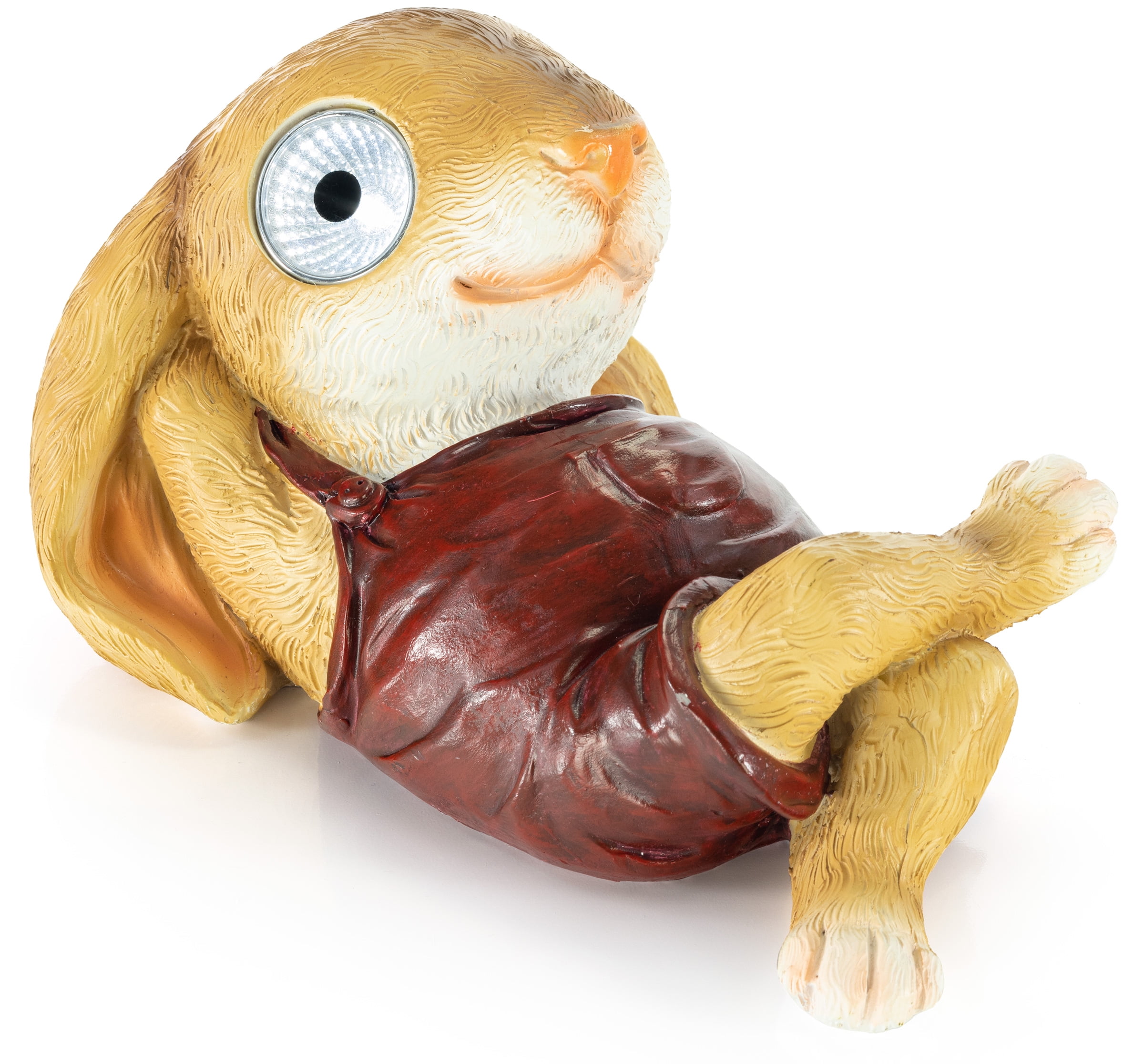 VP Home Chillaxing Rabbit Solar Powered LED Outdoor Decor Garden Light