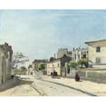 thumbnail image 2 of Johan Barthold Jongkind 14x12 Gold Ornate Wood Frame and Double Matted Museum Art Print Titled - Rue Notre-Dame, Paris (1866), 2 of 4
