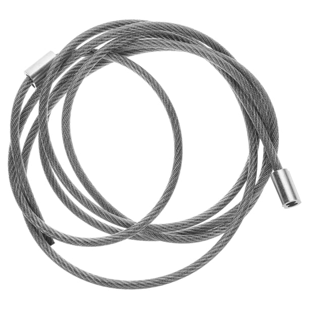 Redes de baloncesto duraderas, cuerda de repuesto, cable de acero reforzado, cuerda versátil para aros de baloncesto, cuerda para encordar aros de baloncesto