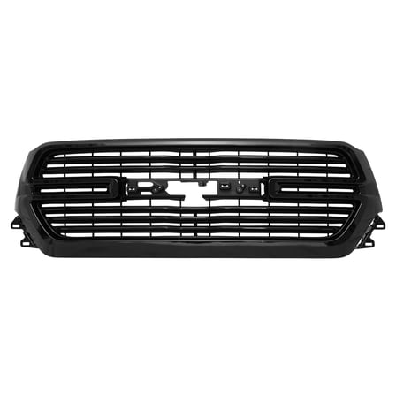 HOUGEET Front Bumper Mesh Upper Grill Fit for 2019-2023 Dodge Ram 1500, Front Grille Replacement for 68366528AH, Gloss Black