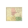 thumbnail image 4 of Historic City Map - Cincinnati Suburbs Ohio - Burgheim 1870 - Vintage Wall Art, 4 of 4