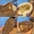 thumbnail image 6 of Zwiiyzr Baby Boys Girls Snow Booties 1-2-3-4 Year Old Anti-Slip Rubber Sole Winter Shoes With Warm Fleece Cold Weather Faux Fur Booties Coffee, 6 of 8
