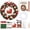 #1, variant on Novryn 3D Fabric Poke Wreath Art Kit, 12 Inch Handmade Fabric Wreath Art Kit With Ornaments Instruction Guide And Poke Tool, DIY Christmas Vintage Holiday Decoration for Beginner