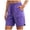 Purple, variant on vigerkar Women's Lightweight Hiking Cargo Shorts Quick Dry Athletic Shorts Camping Travel Golf Zipper Pockets Water Resistant (Mint Green, XL)