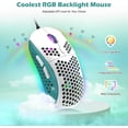 thumbnail image 2 of ZIYOULANG T60 Backlit Mini Wired Mechanical Gaming Keyboard & Mouse Combo, Green & Blue, 2 of 10
