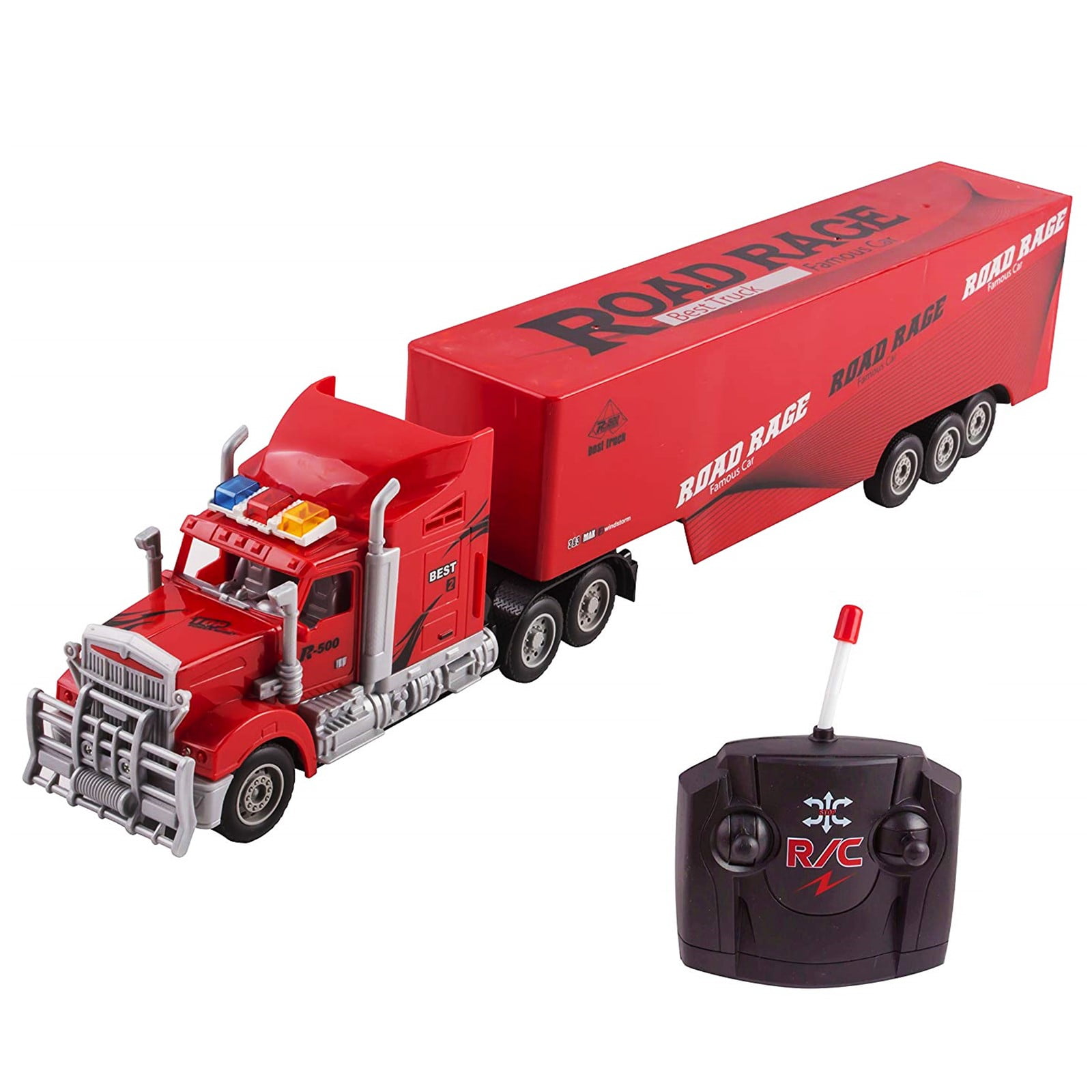 remote control toy truck and trailer