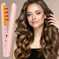 thumbnail image 4 of Mini Curling Iron, Ceramic Curling Wand, USB Rechargeable Travel-Friendly Hair Styling Tool, Fast Heating 10 Seconds, Compact Portable Design for All Hair Types, Dark Green Blue White Options, 4 of 9
