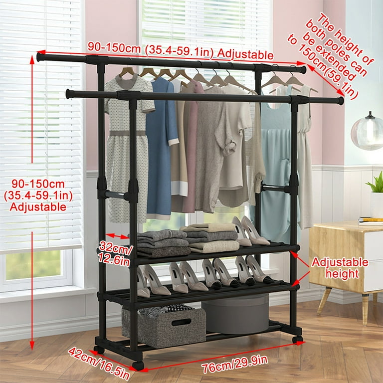 Rolling Garment Rack Walmart bet.yonsei.ac.kr